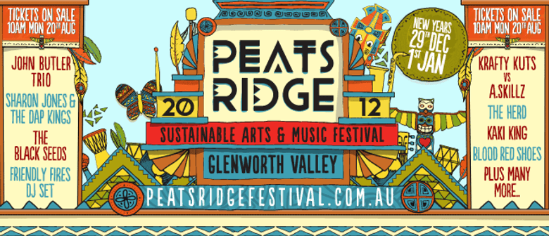 Peats Ridge 2012 announces first acts