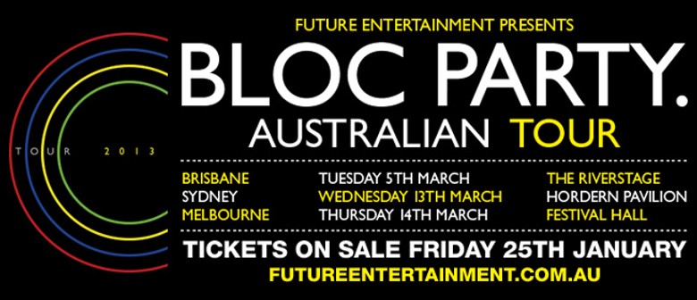 Win tickets to Bloc Party!