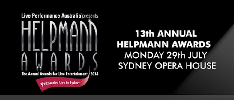 13th Annual Helpmann Awards announce live performance winners