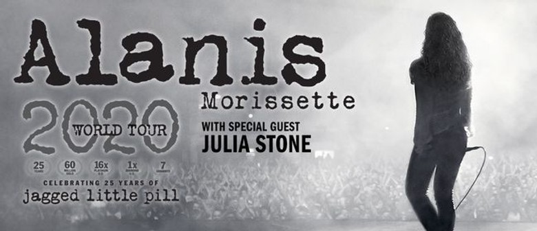 Alanis Morissette stops by Australia this April as part of her World Tour 2020