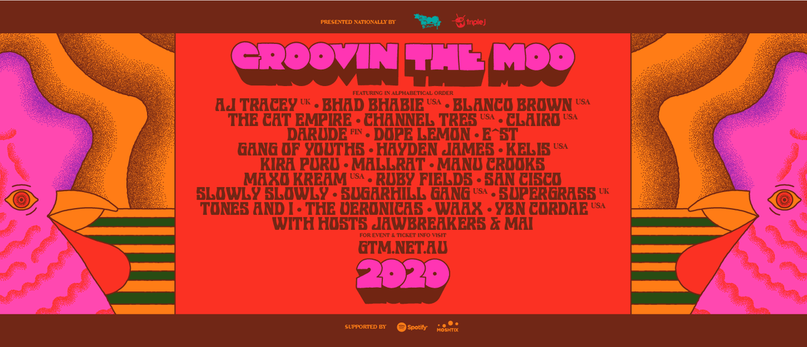 Groovin The Moo's 2020 tour not going ahead