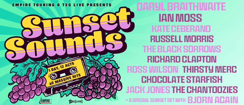 Sunset Sounds announce classic Aussie line-up