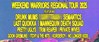 DZ Deathrays announce Weekend Warriors Regional Aus Tour this 2025