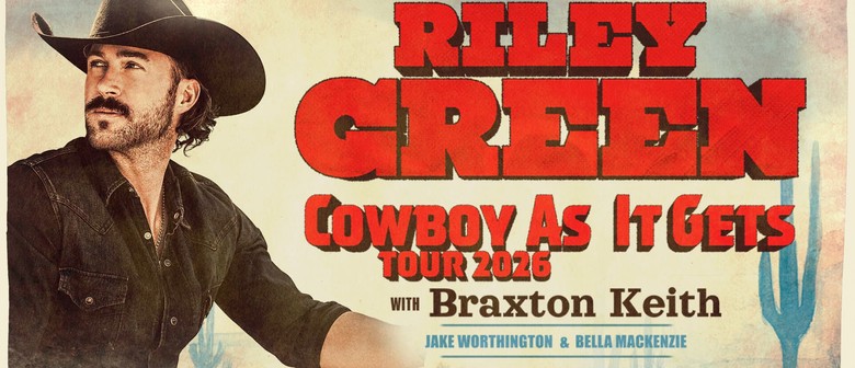 Riley Green returns to Aus on the Cowboy As It Gets Tour! Riley Green returns to Aus on the Cowboy As It Gets Tour!