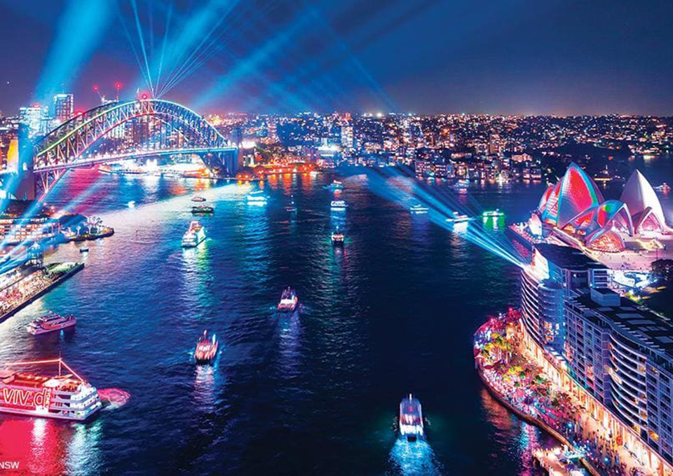 Vivid Dinner Cruises- Light shows