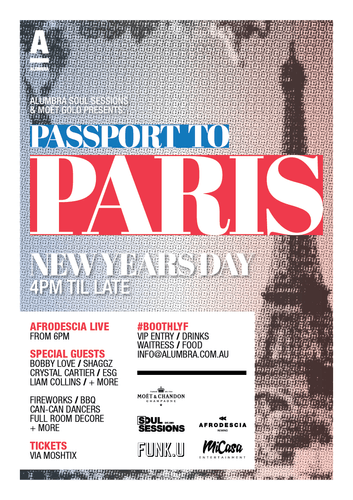 Passport To Paris - New Year's Day - Melbourne - Eventfinda