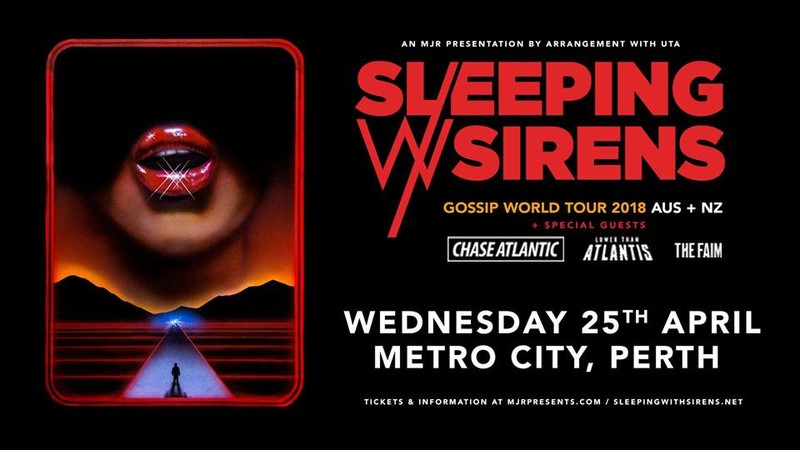 sleeping with sirens gossip tour