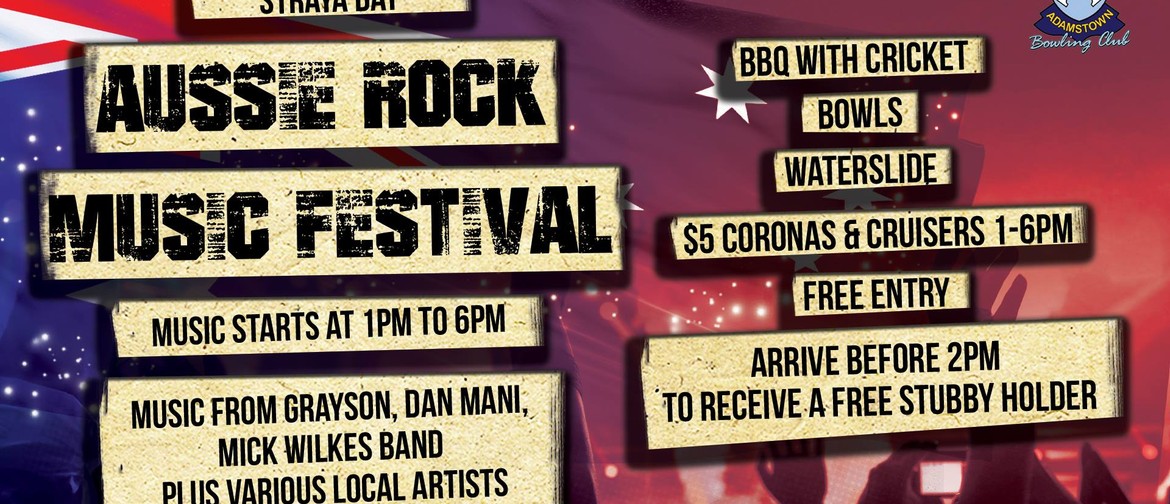 Straya Day Aussie Rock Music Festival