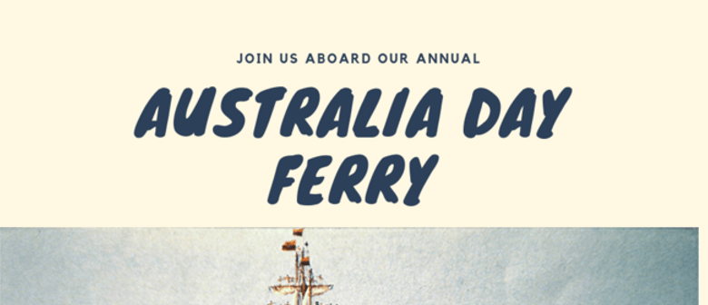Australia Day Ferry: SOLD OUT