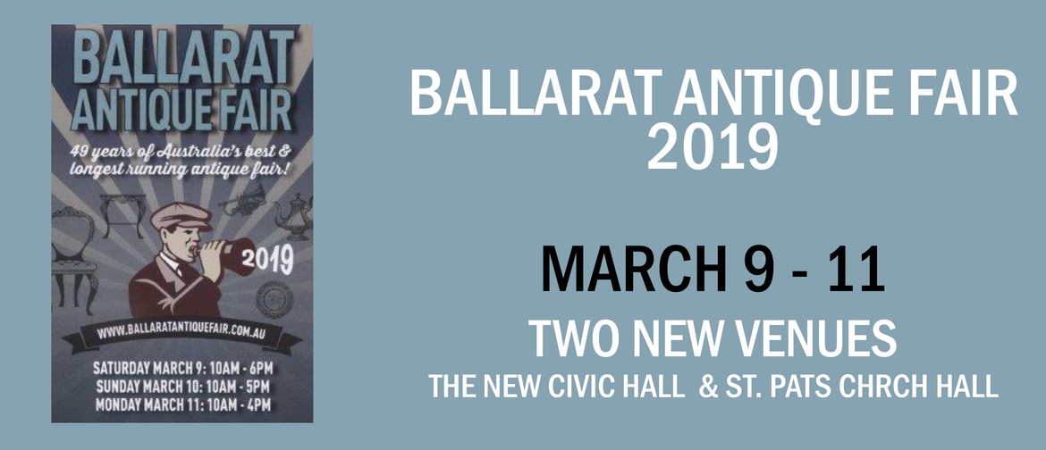 Ballarat Antique Fair 2019
