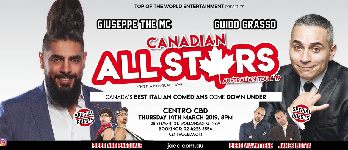 Canadian All Stars Comedy: CANCELLED