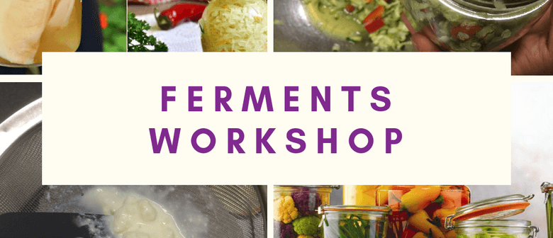 Ferments Workshop – Make Probiotic Foods At Home