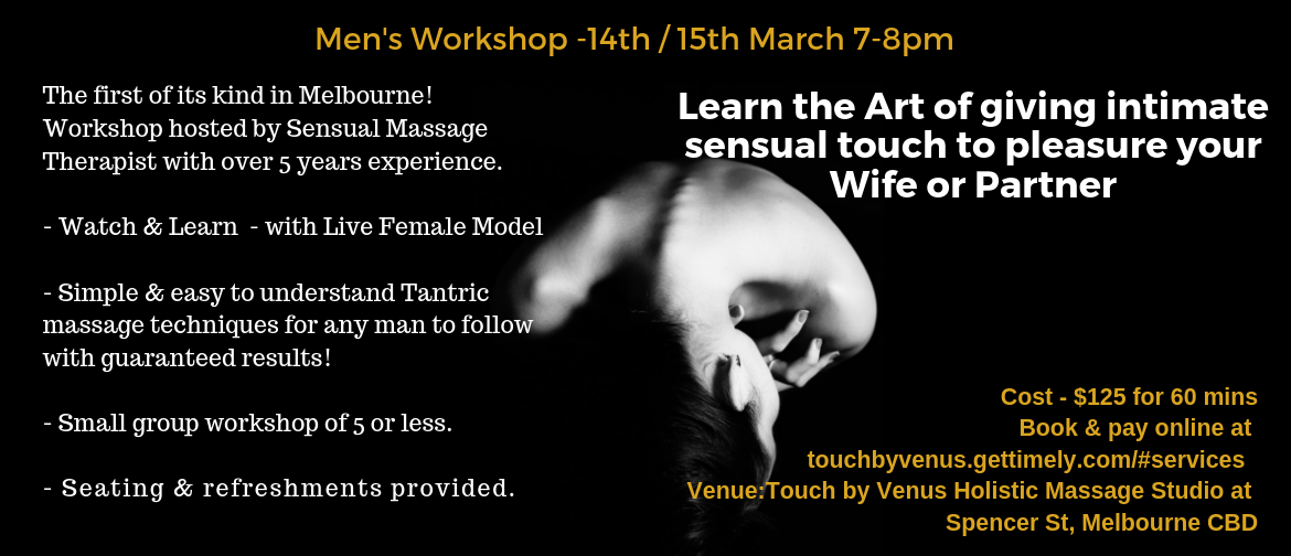 Sensual Massage Workshop