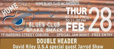 David Riley USA With Special Guest Jarrod Shaw