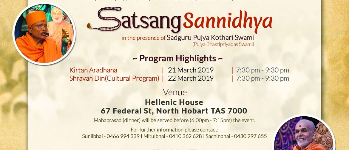 Sant Sannidhya – Indian Community Cultural Programme