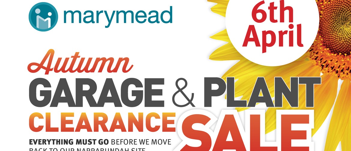 Marymead's Autumn Garage and Plant Clearance Sale