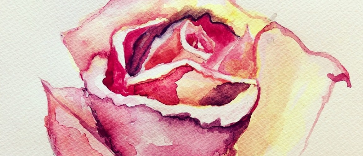 Kiss By a Rose – Social Painting Class 