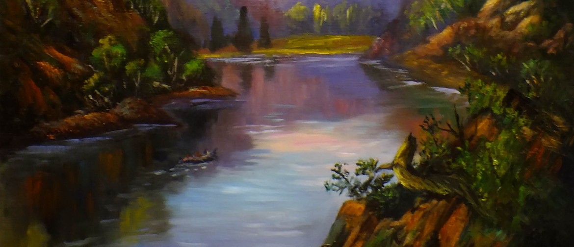 Full Day Class Painting Water reflections in oils