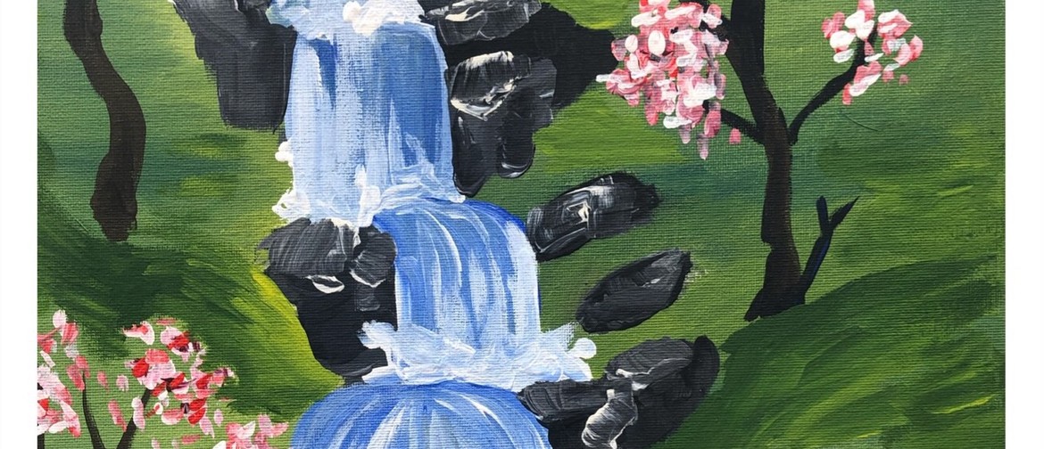 Waterfall Cherries – Dine In Painting Class
