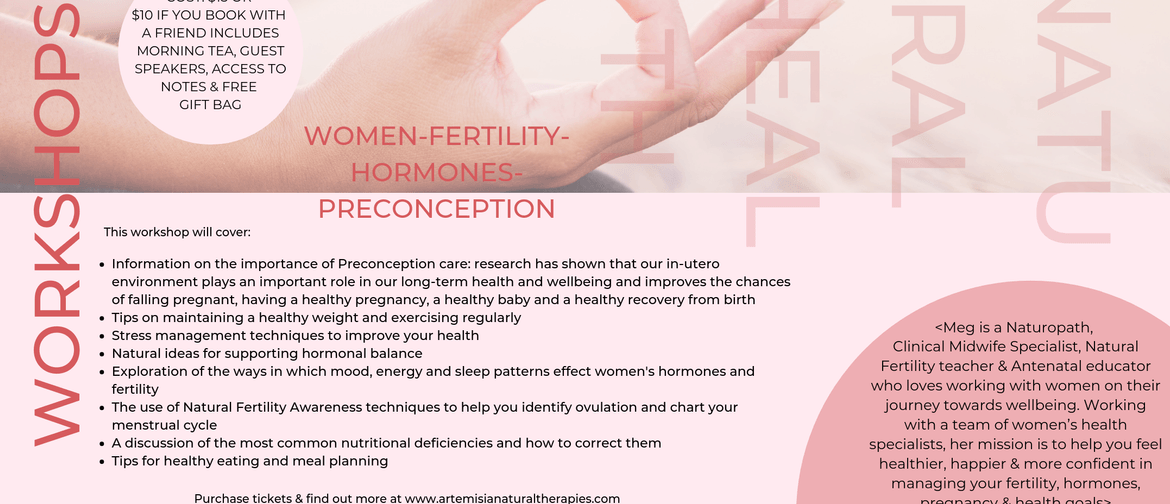 Women's Health Workshop: Hormones, Fertility & Preconception
