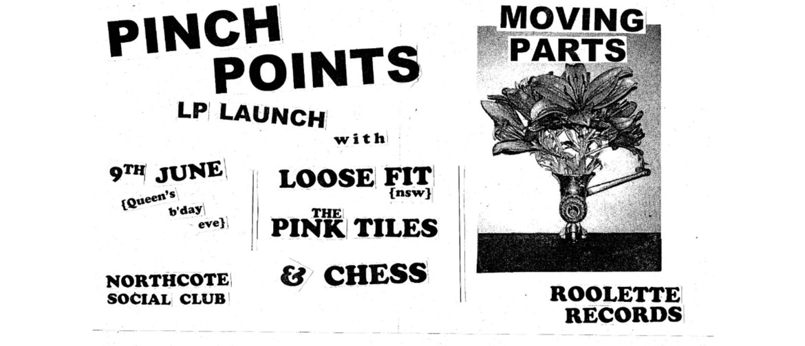 Pinch Points LP Launch With Loose Fit, Pink Tiles, Chess