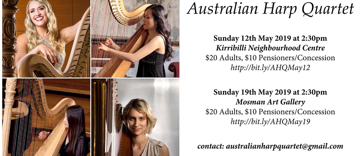Australian Harp Quartet In Recital
