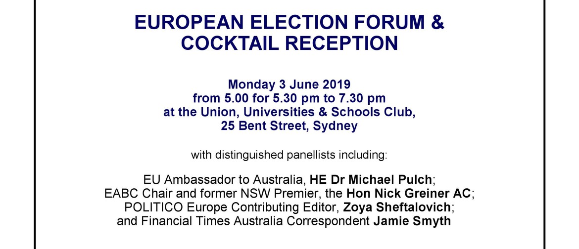 European Elections Forum & Cocktail Event