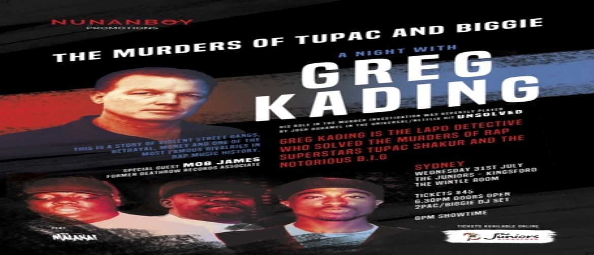 The Murders of Tupac and Biggie – A Night With Greg Kading