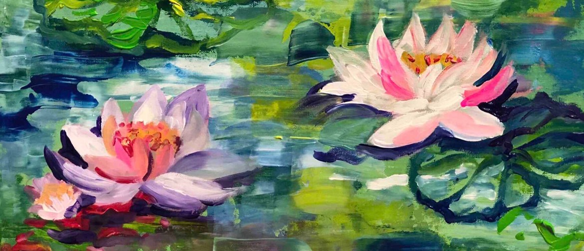 Monet Waterflowers – Beginners Painting Class