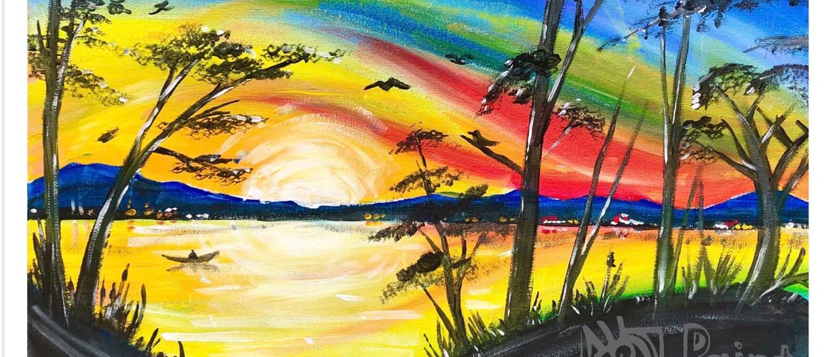Fisherman at Sunrise – Dine In Painting Class