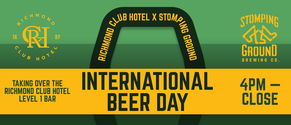 International Beer Day x Stomping Ground