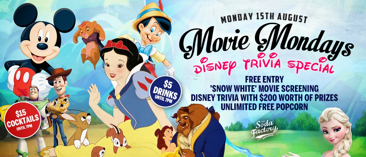 Movie Mondays Ft. Disney Trivia
