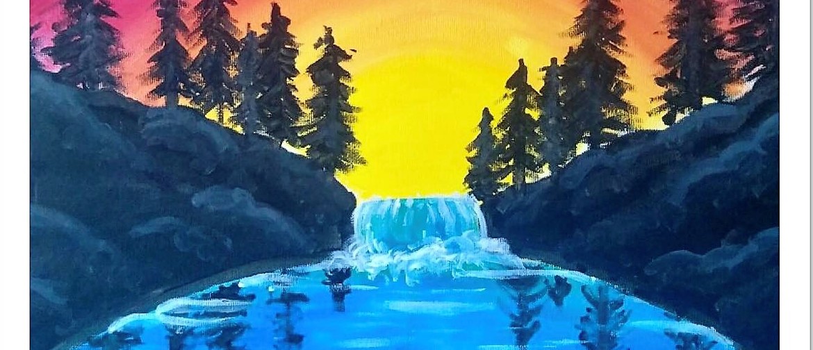 Calm by the Lake – Sip and Paint Class