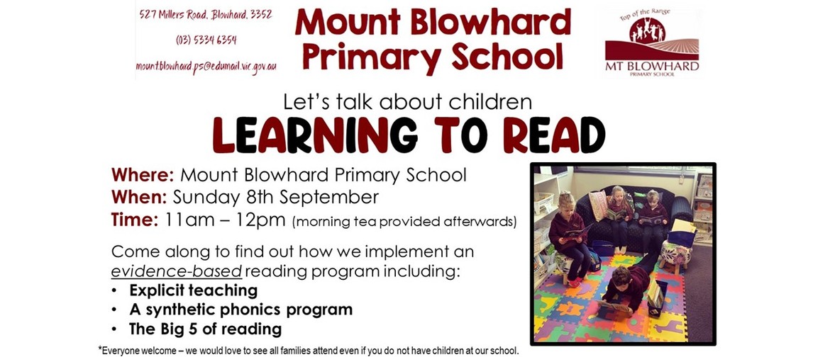 Reading Information Session