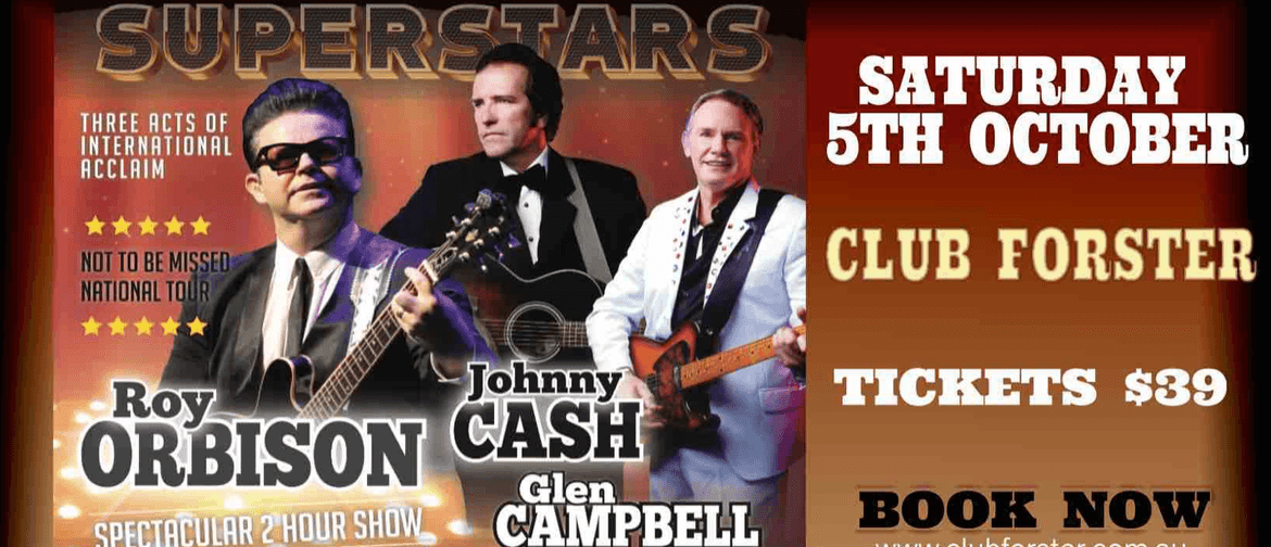 Superstars – Roy Orbison, Johnny Cash & Glen Campbell