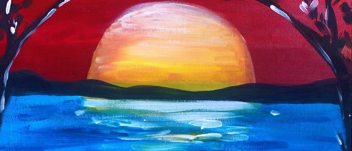 Beach Sunset - Pancake, Sip and Paint