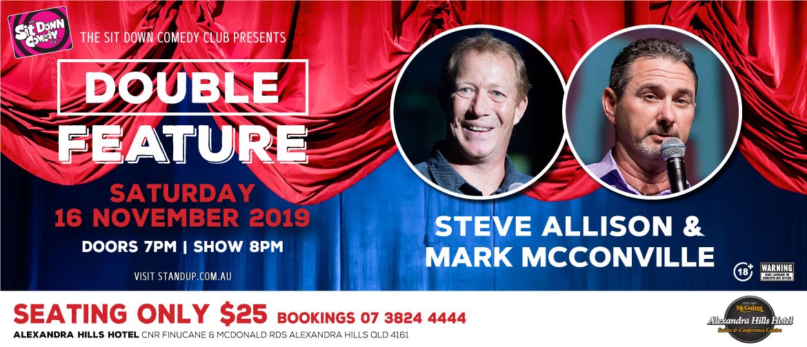 Comedy Double Feature – Steve Allison & Mark McConville