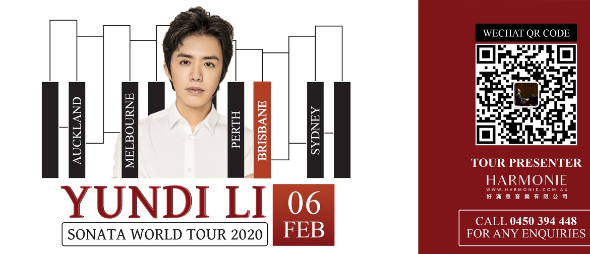 Yundi Li Sonata World Tour 2020 Brisbane Concert