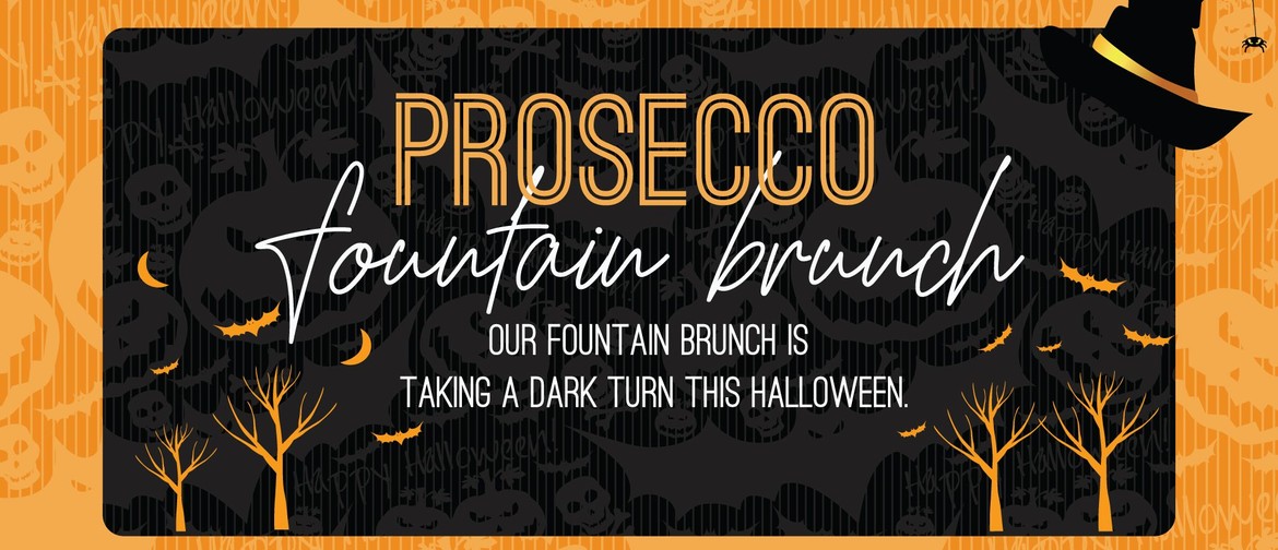 Prosecco Fountain Brunch: The Halloween Edition