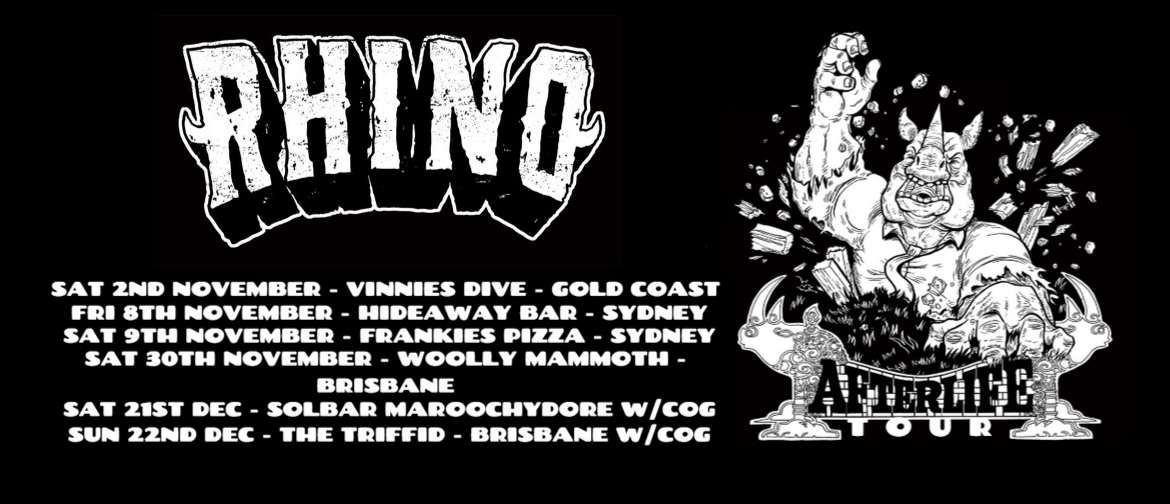 RHINO 'Afterlife' Single Launch Tour