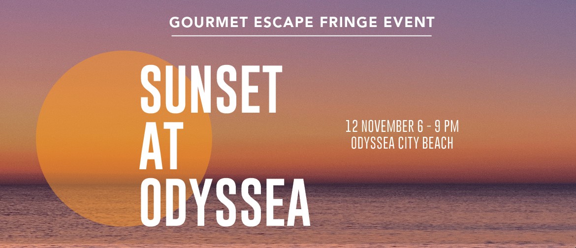 Sunset at Odyssea | A Gourmet Escape Event