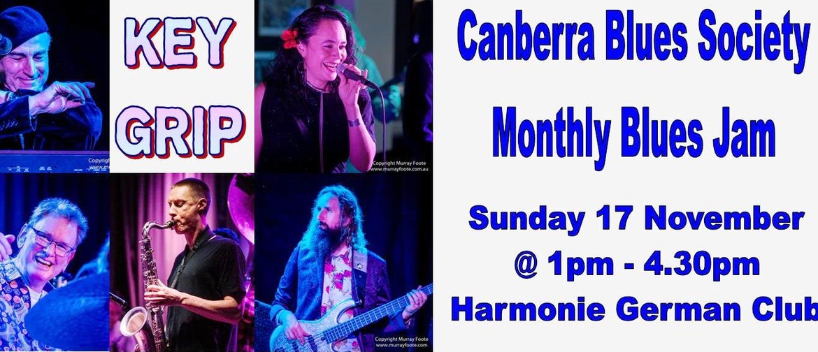 Key Grip – Canberra Blues Society November Blues Jam