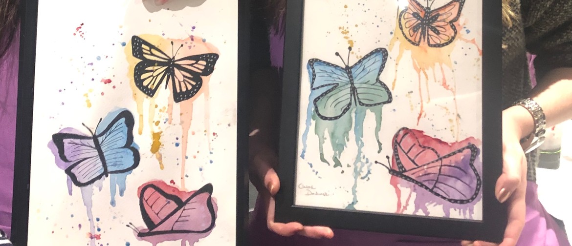 Watercolour Butterflies – Paint and Pancake