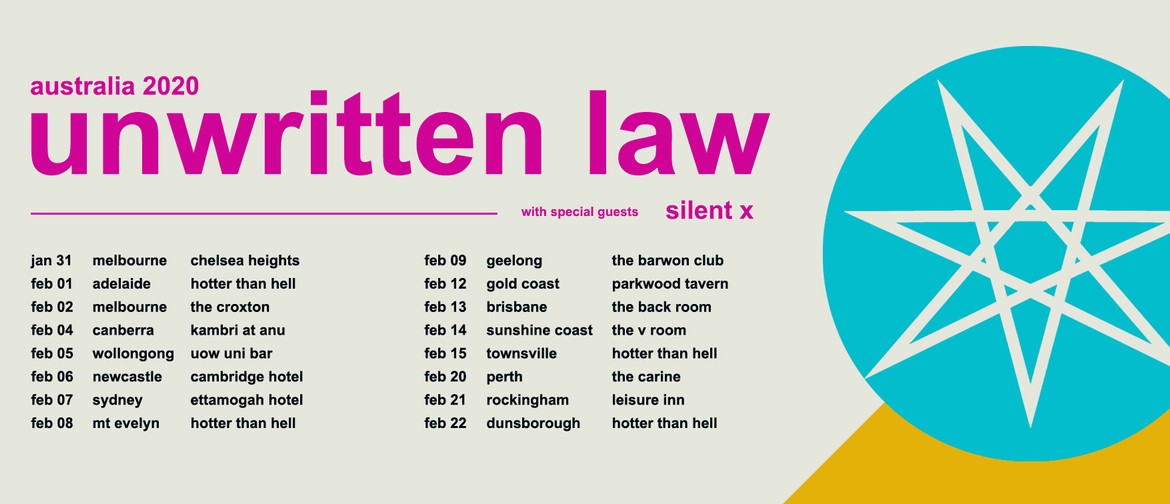 Unwritten Law 2020 Tour