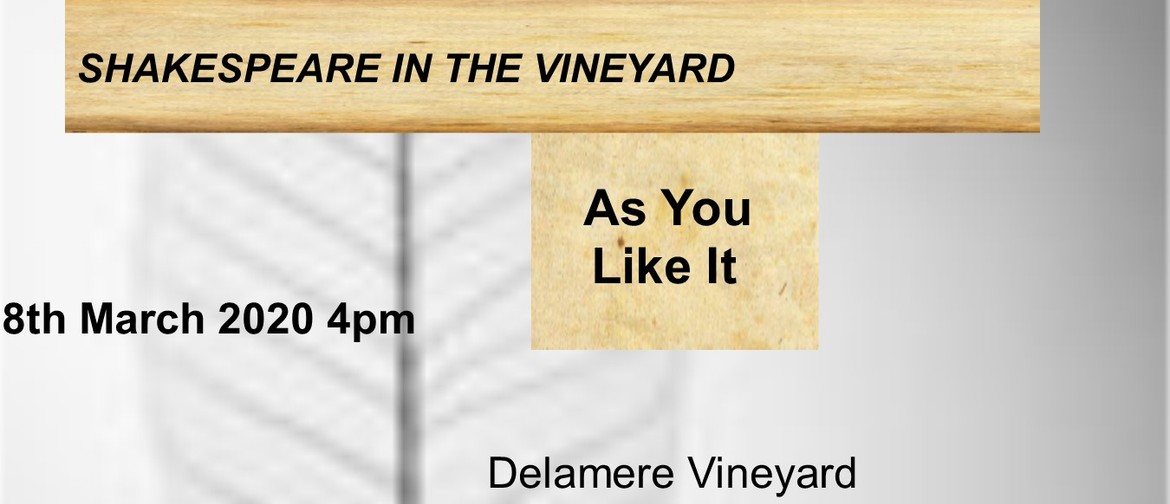 As You Like It - Shakespeare in the Vineyard
