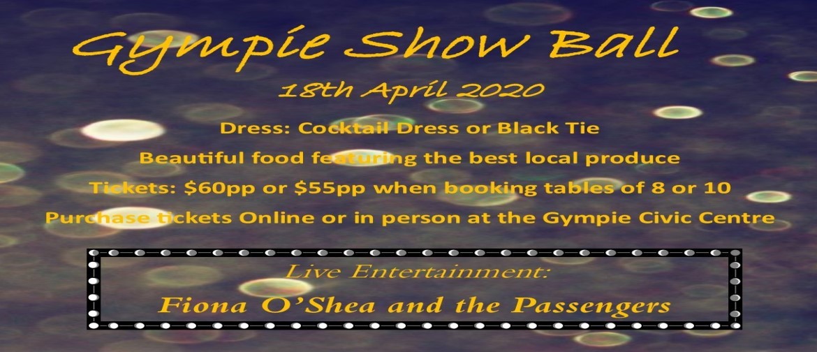 Gympie District Show Society Show Ball