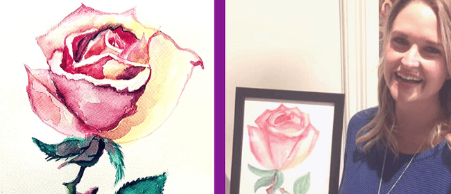 Image for Painting a Watercolour Rose – BYO