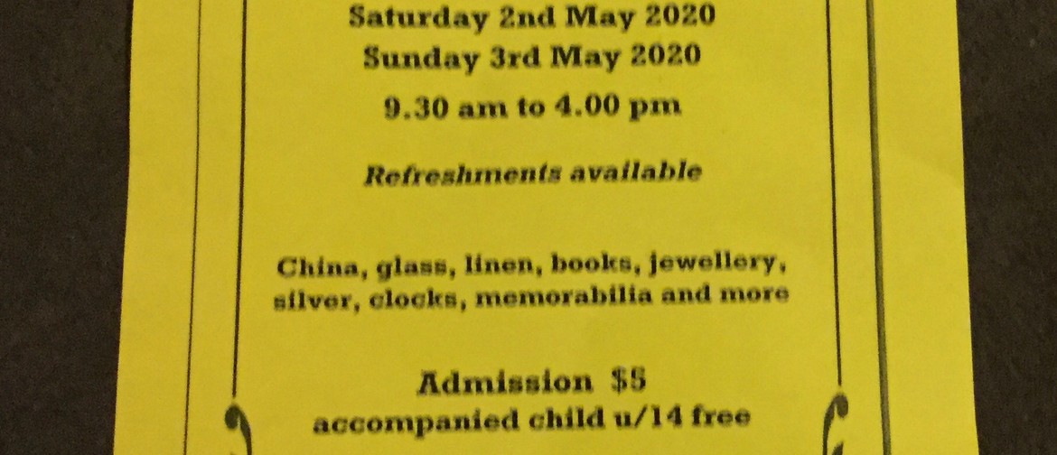 Antique and Collectors Fair: CANCELLED