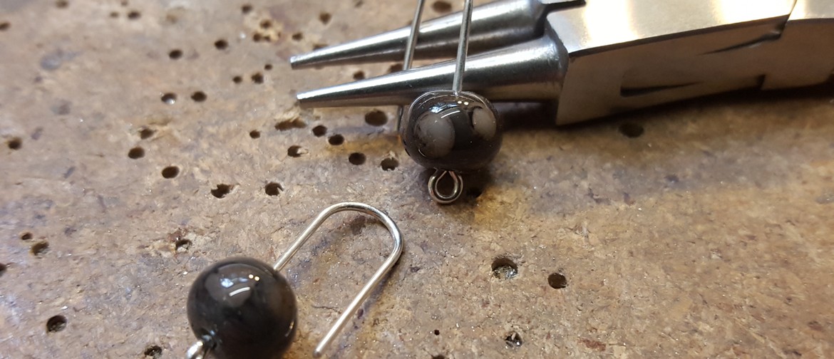 Make Your Own Earrings From Silver & Glass: CANCELLED
