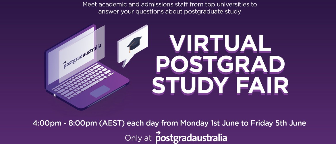 Virtual Postgrad Study Fair